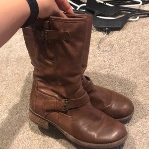 Bass Brown Leather Short Boots